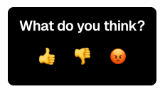 Screenshot showing tinyDialog emoji reaction widget with customizable emojis for Notion pages